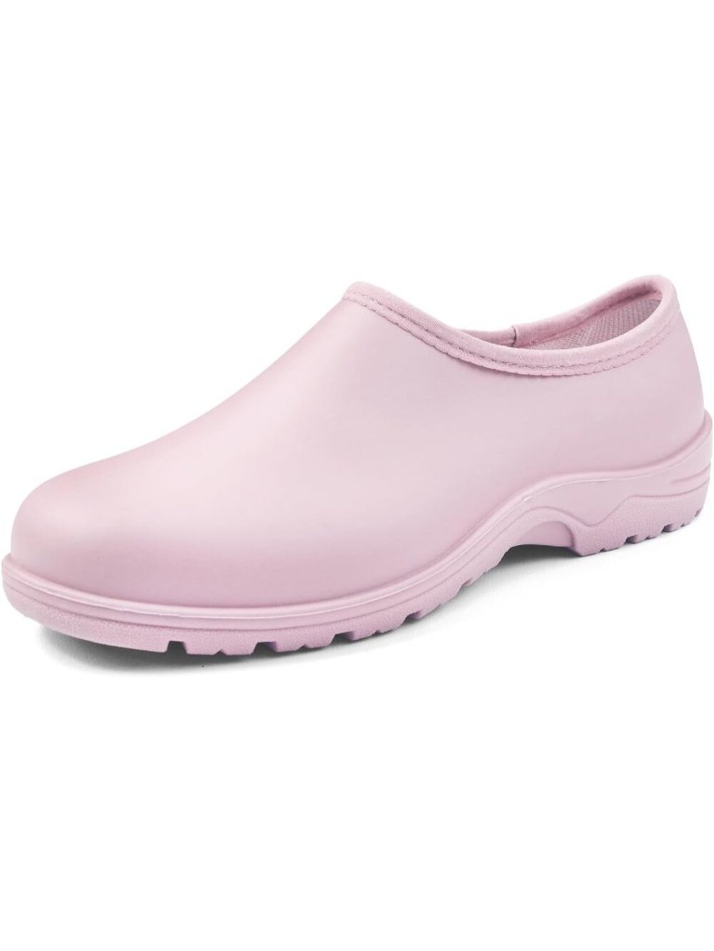 🆕Women's Matte Pink Garden Shoes Slip-On Outdoor Clogs Rain Shoes Casual